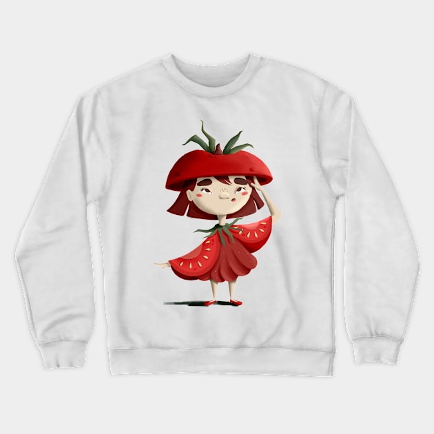 Tomatoe Crewneck Sweatshirt by vero.e.a